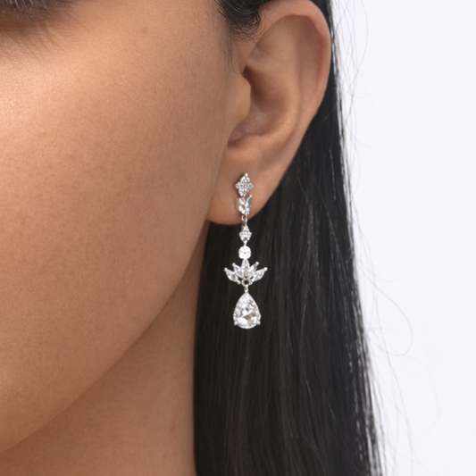 Ivy Leaf Drop Earrings