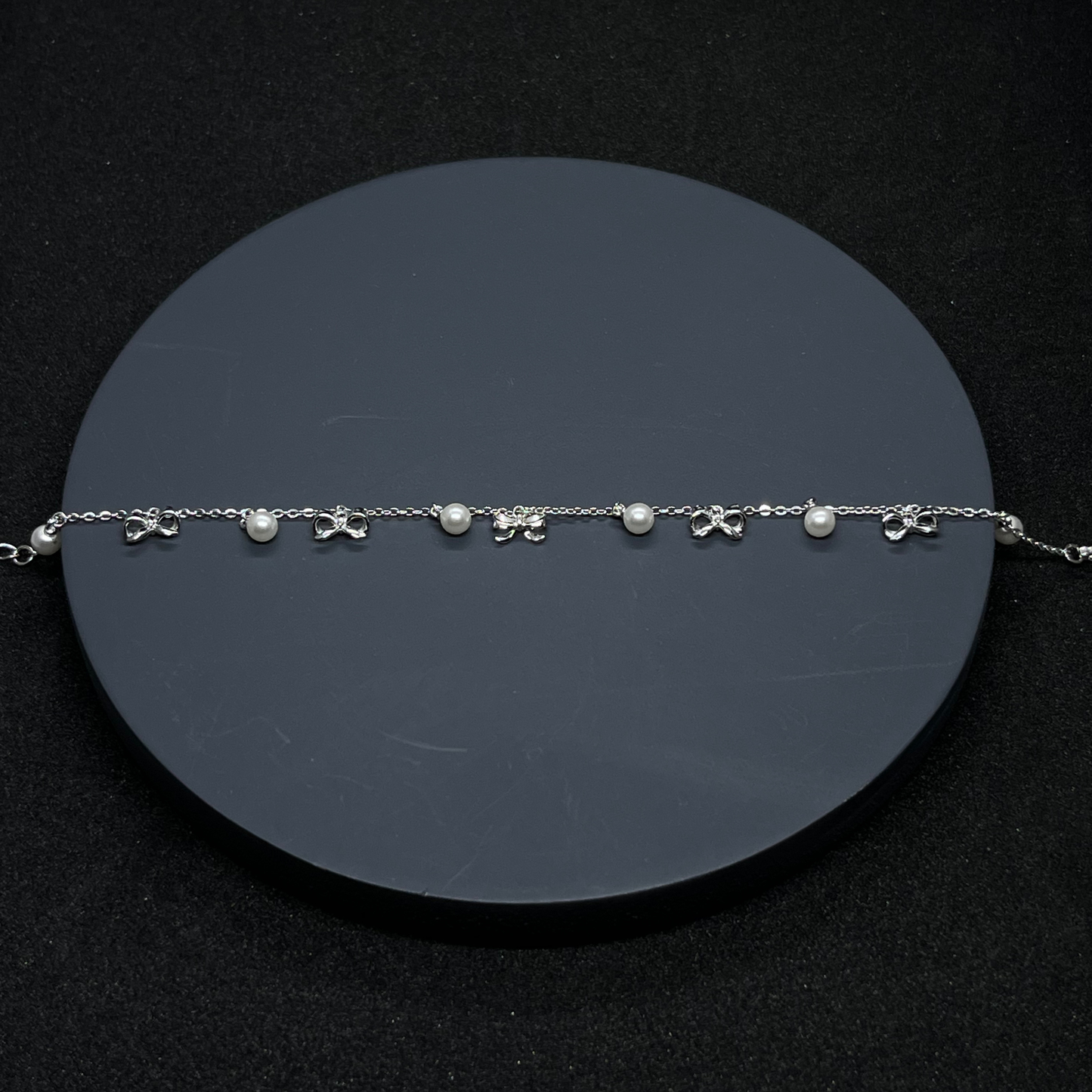 Bow & Pearl Bracelet