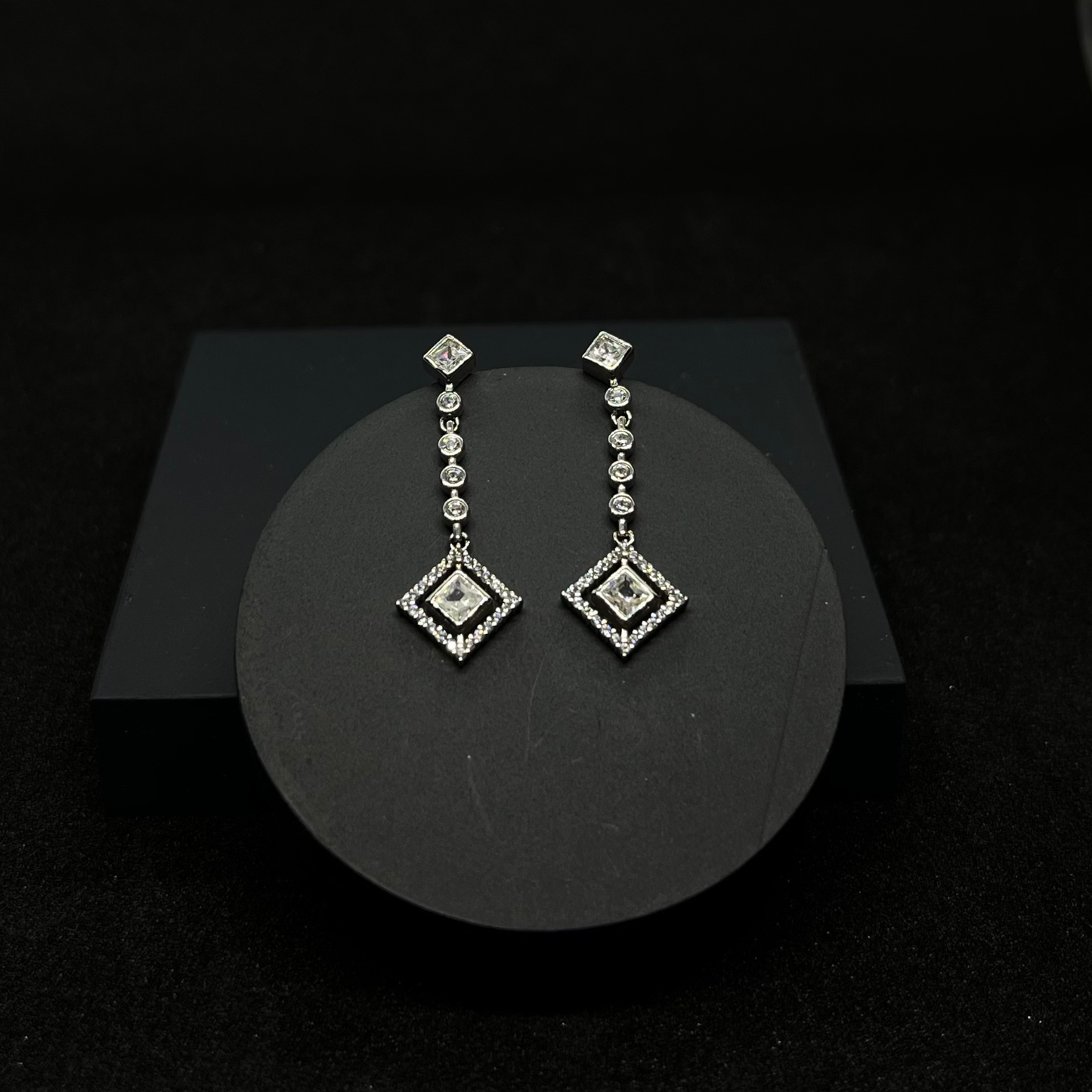 Diamond Drop Earrings