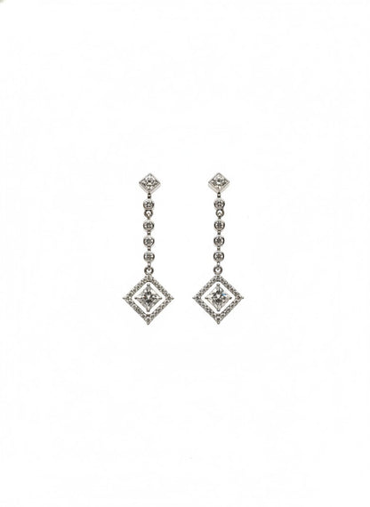 Diamond Drop Earrings