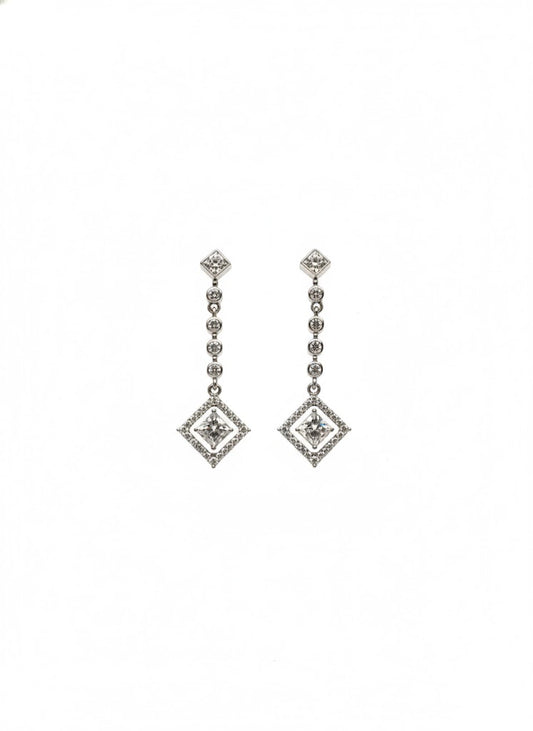 Diamond Drop Earrings