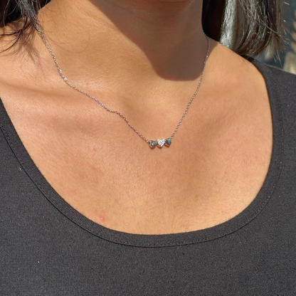 Tri Heart Necklace