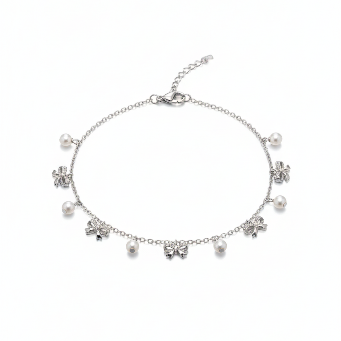 Bow & Pearl Bracelet