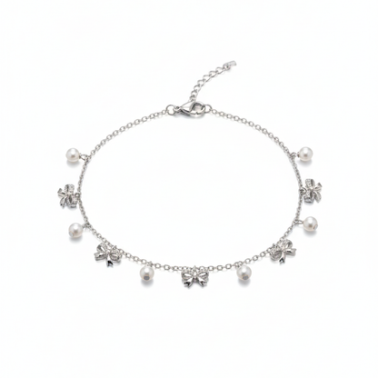 Bow & Pearl Bracelet