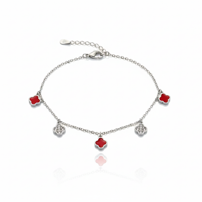 Scarlet Clover Bracelet