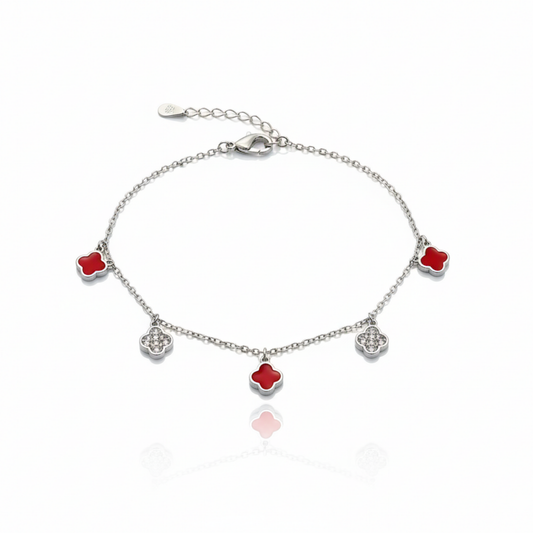 Scarlet Clover Bracelet