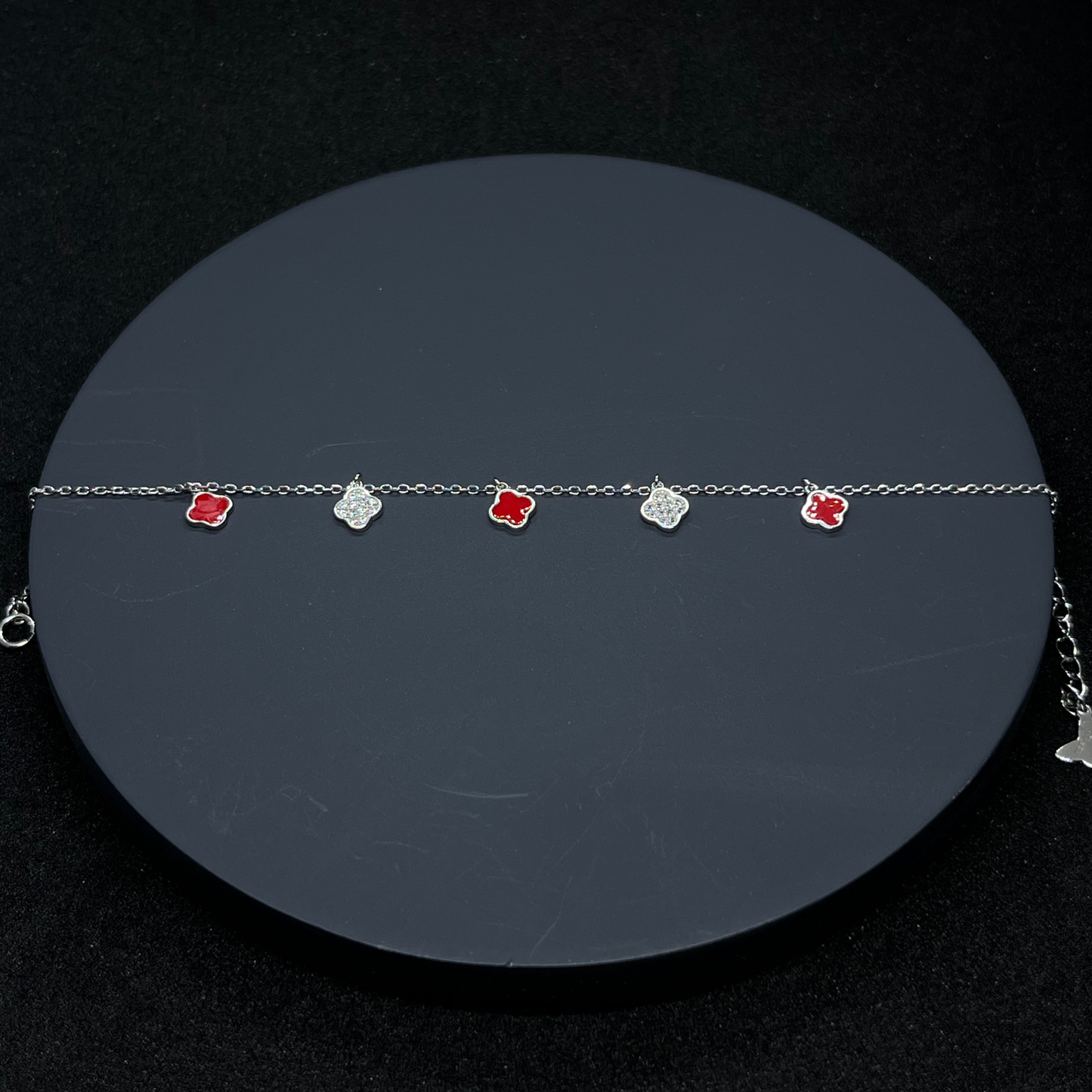 Scarlet Clover Bracelet